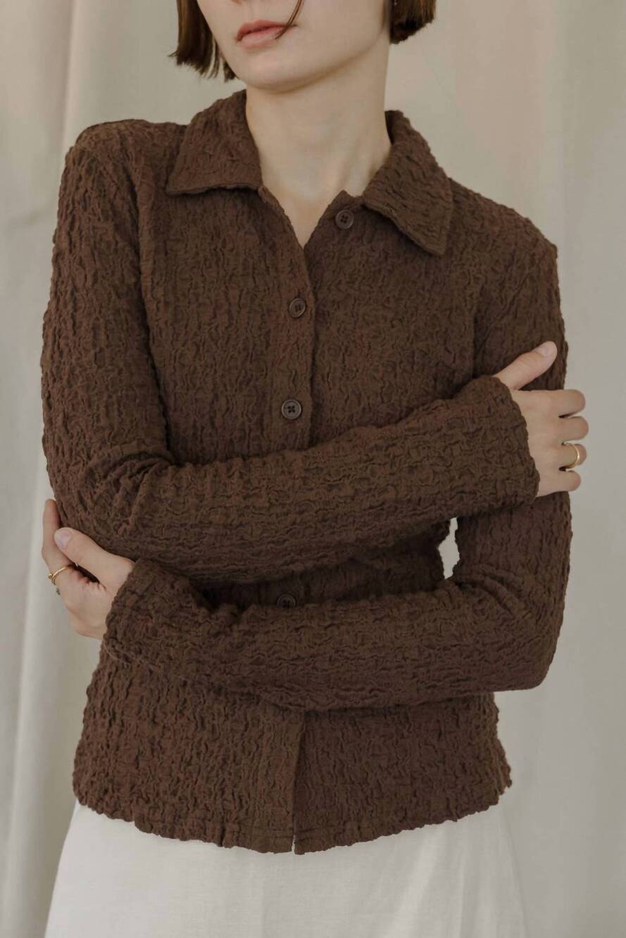 NEW MOD REF kyra top in brown